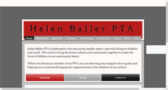 Desktop Screenshot of helenballerpta.org